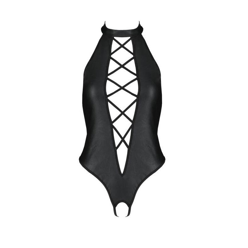 Nancy Body with Open Crotch - Black