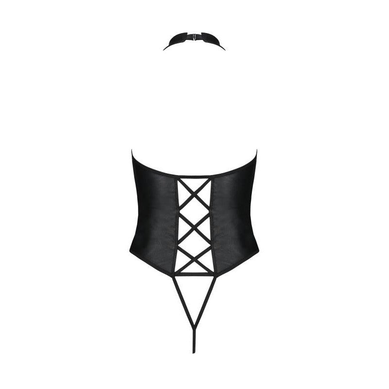 Nancy Body with Open Crotch - Black