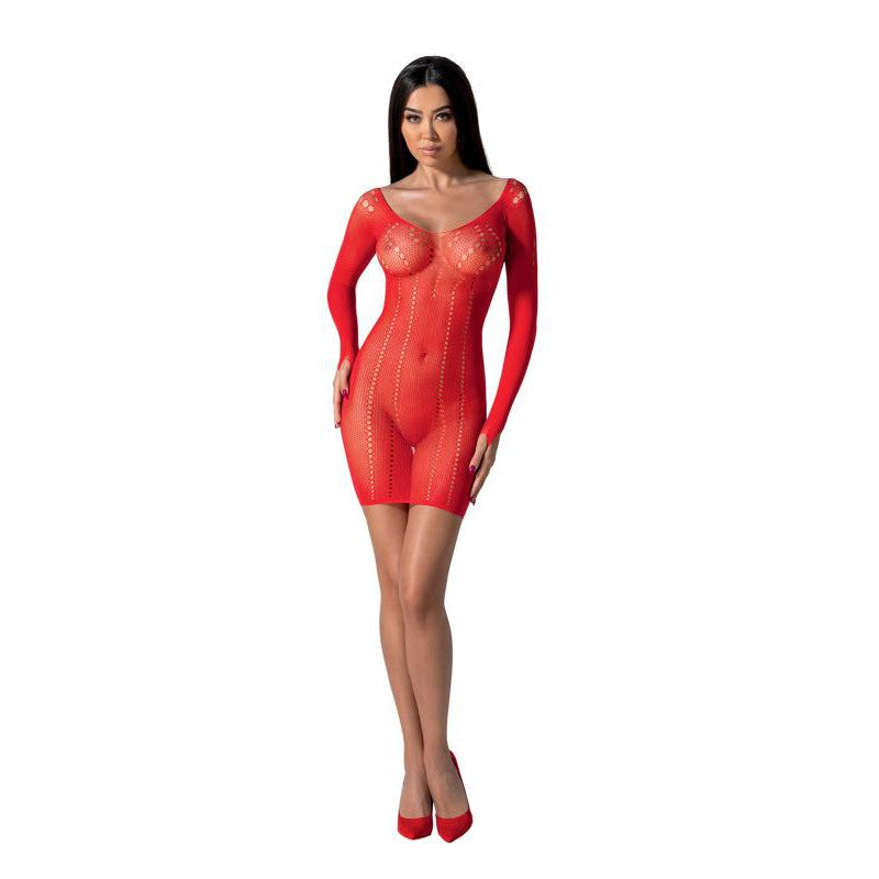 Passion - BS101 Net Dress - Red