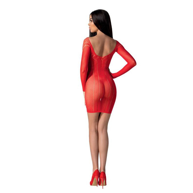 Passion - BS101 Net Dress - Red