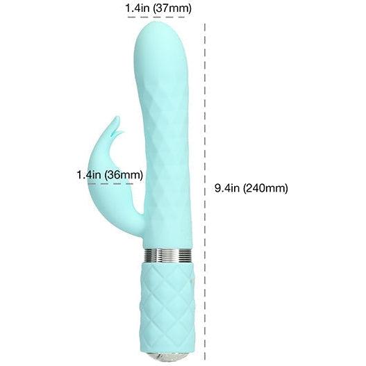 Pillow Talk - Lively Rabbit Vibrator Teal