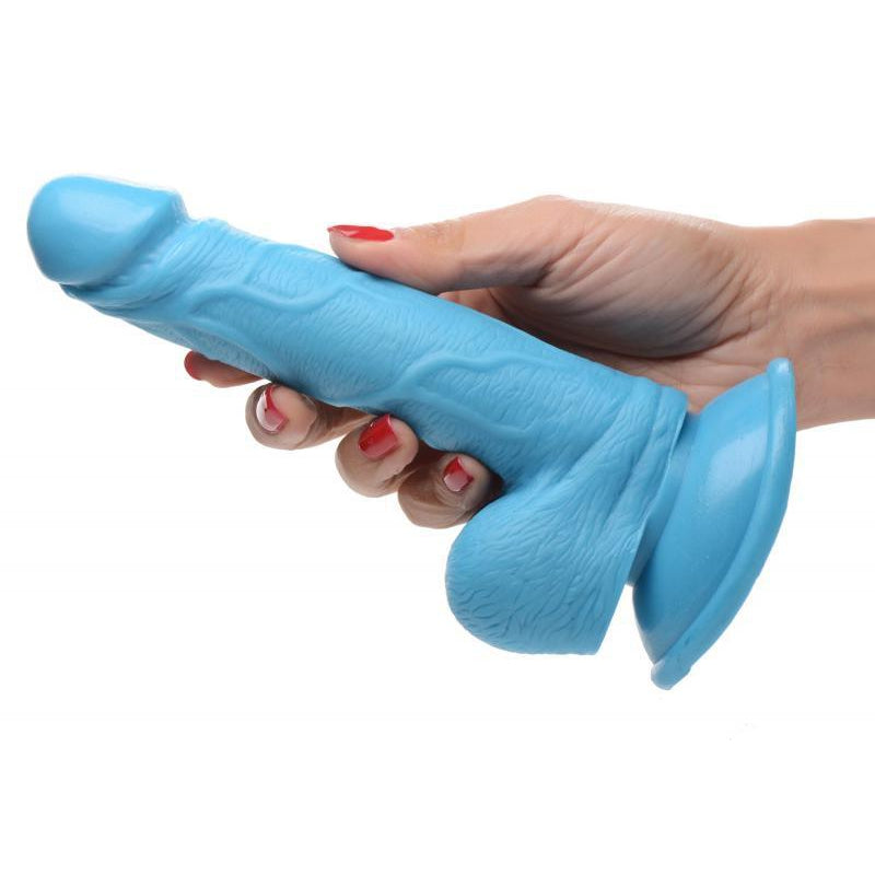 Poppin Dildo 16.5 cm - Blue