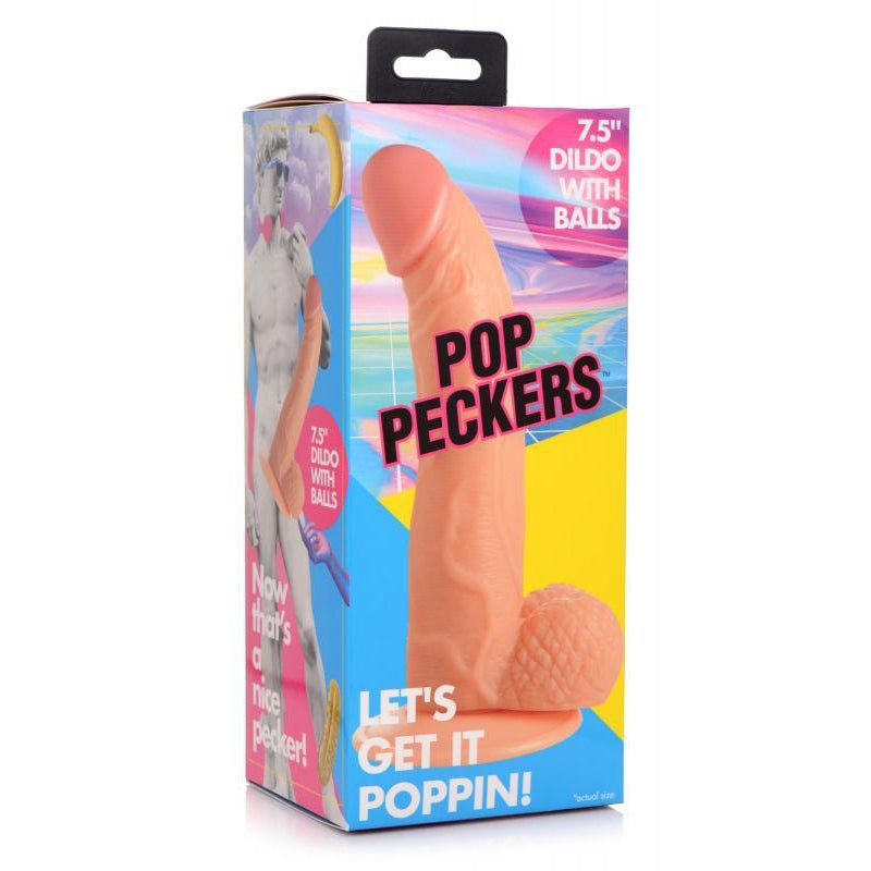 Poppin Dildo 19 cm - Beige