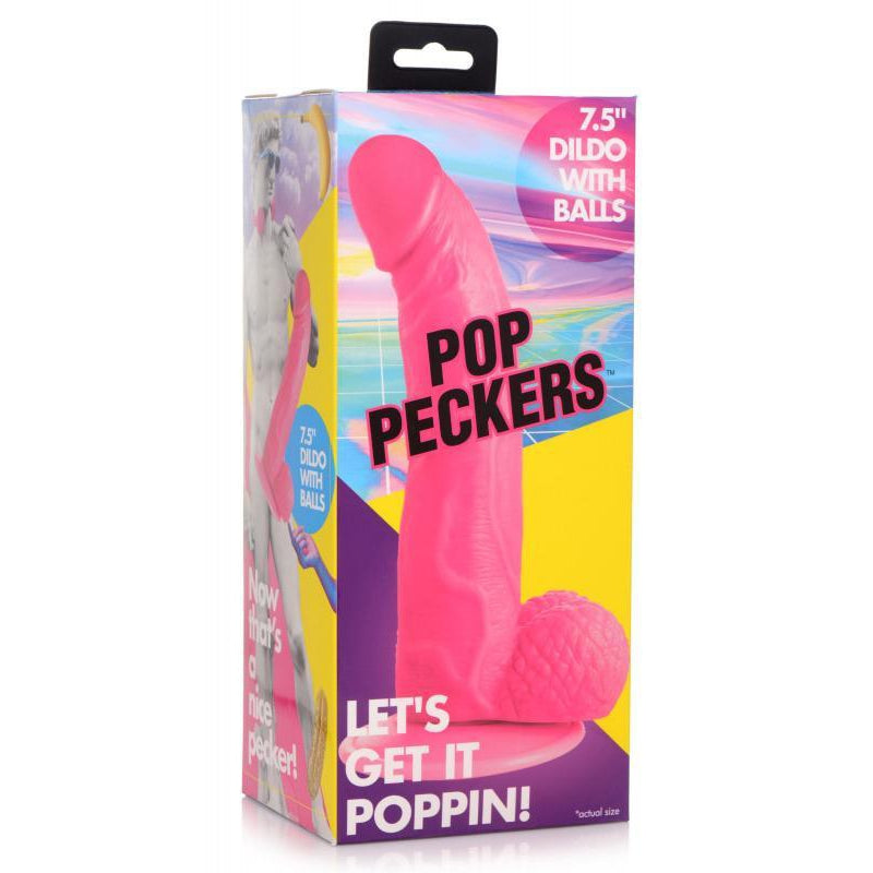 Poppin Dildo 19 cm - Pink