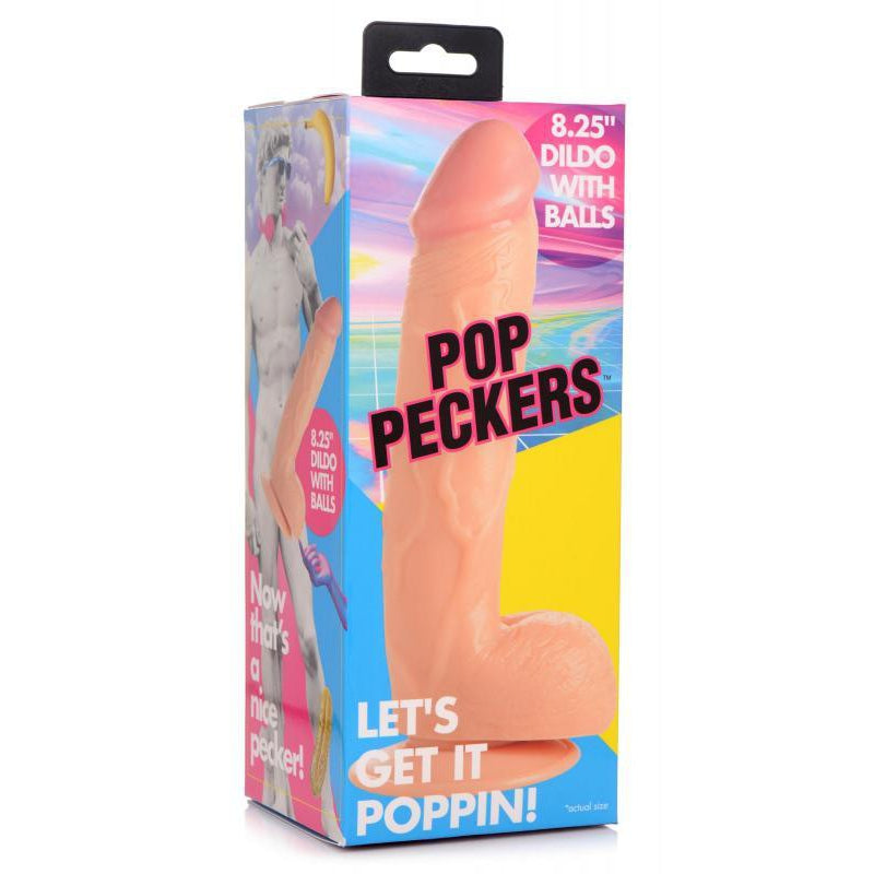 Poppin Dildo 20 cm - Beige