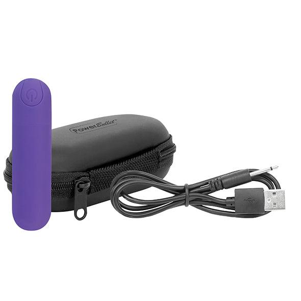 PowerBullet - Essential Power Bullet Vibrator with Case 9 Functions Purple