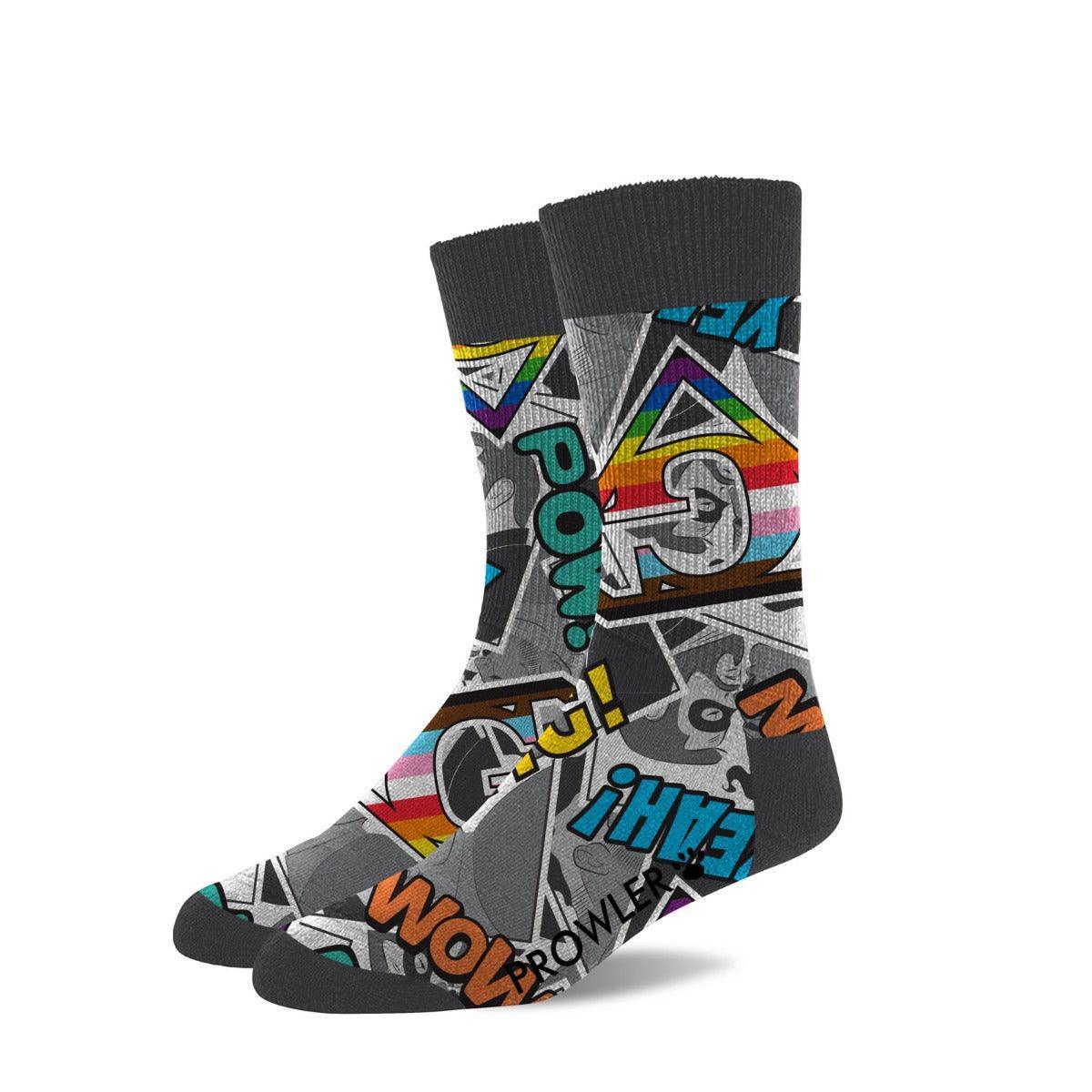 Prowler Comic Book Socks