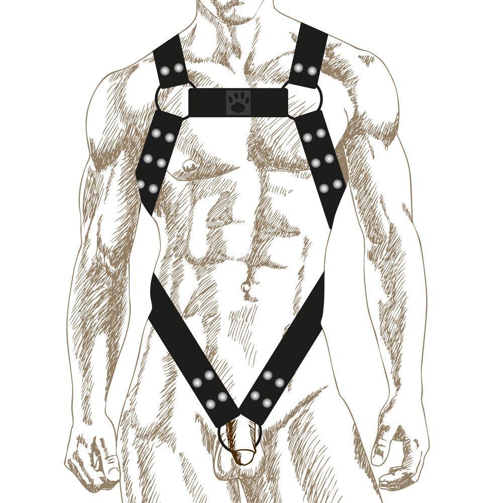 Prowler RED Butch Body Harness Black XL