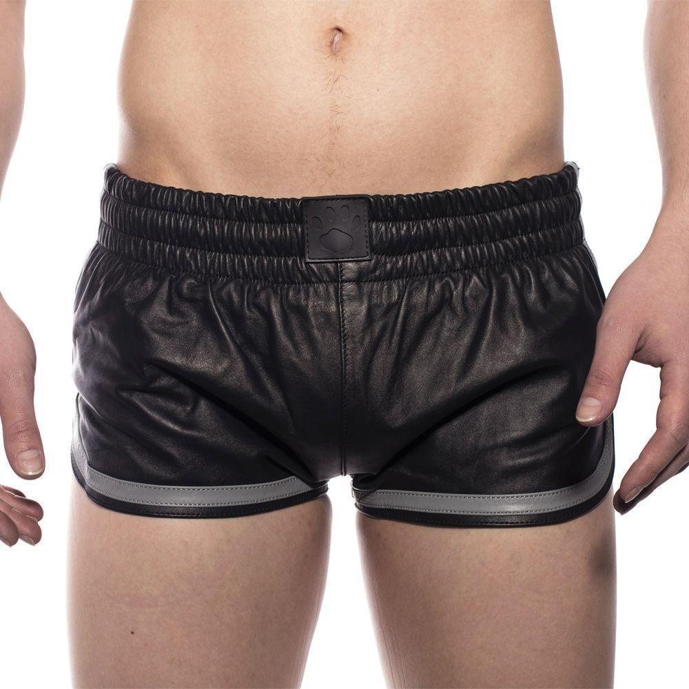 Prowler RED Leather Sports Shorts Grey XL