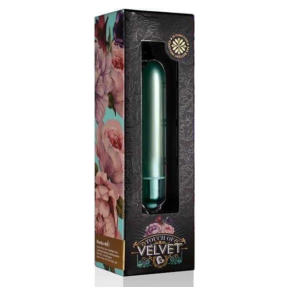 Rocks-Off - Touch of Velvet Vibrator Aqua Lily