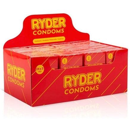 Ryder Condooms - 24 x 3 Pcs.