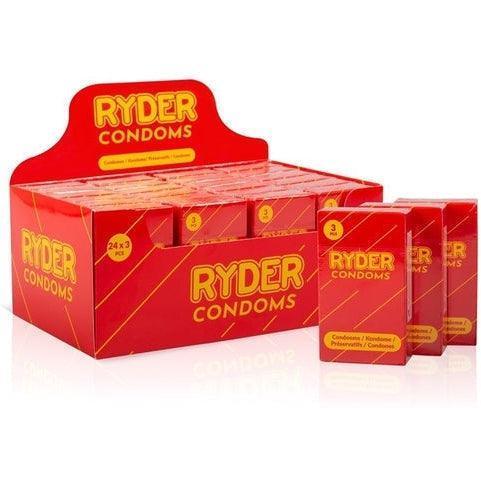 Ryder Condooms - 24 x 3 Pcs.