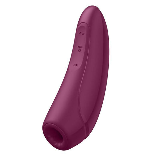 Satisfyer Curvy 1 Sucking Vibrator - Rose Red