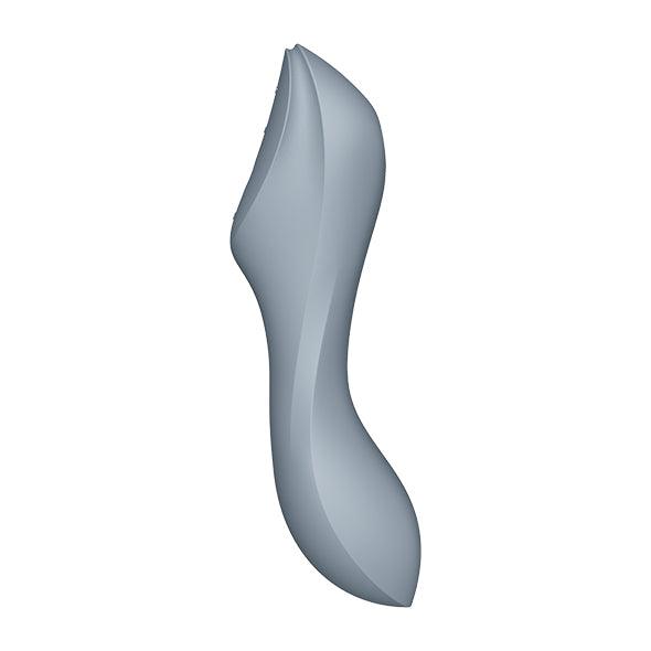 Satisfyer - Curvy Trinity 3 Insertable Air Pulse Vibrator Blue Grey