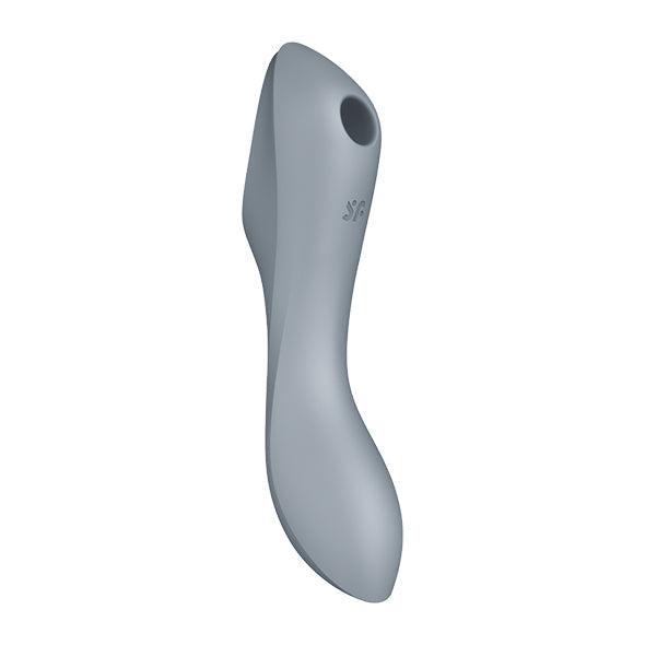 Satisfyer - Curvy Trinity 3 Insertable Air Pulse Vibrator Blue Grey