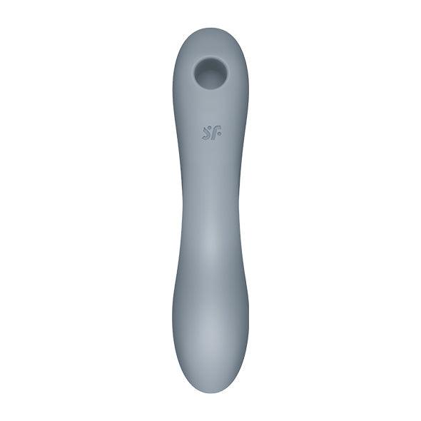 Satisfyer - Curvy Trinity 3 Insertable Air Pulse Vibrator Blue Grey