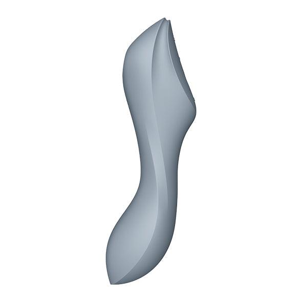 Satisfyer - Curvy Trinity 3 Insertable Air Pulse Vibrator Blue Grey