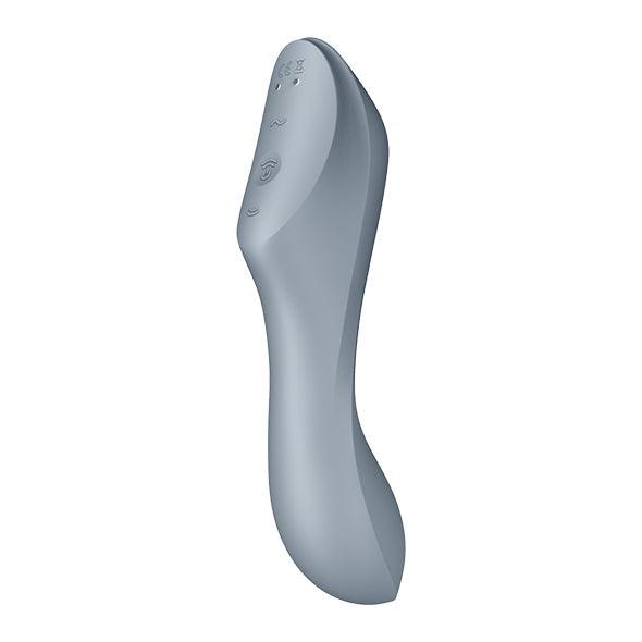 Satisfyer - Curvy Trinity 3 Insertable Air Pulse Vibrator Blue Grey