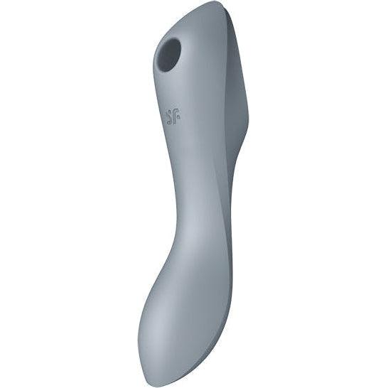 Satisfyer - Curvy Trinity 3 Insertable Air Pulse Vibrator Blue Grey