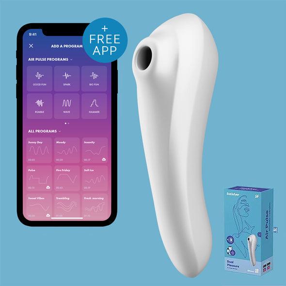 Satisfyer - Dual Pleasure Air Pulse Vibrator White