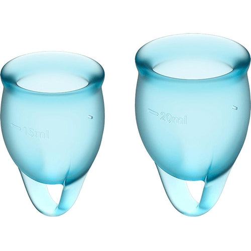 Satisfyer Feel Confident Menstrual Cup Blue