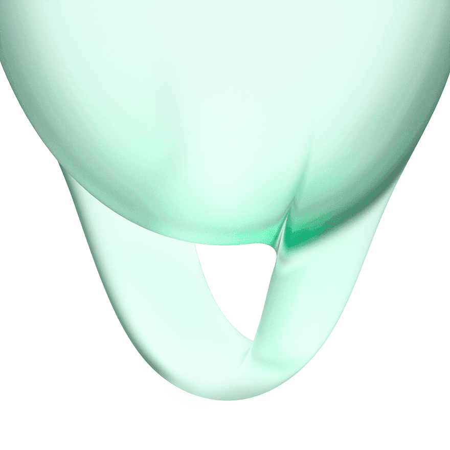 Satisfyer Feel confident Menstrual Cup Turquoise