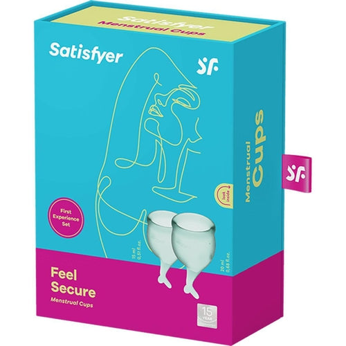 Satisfyer Feel secure Menstrual Cup Green