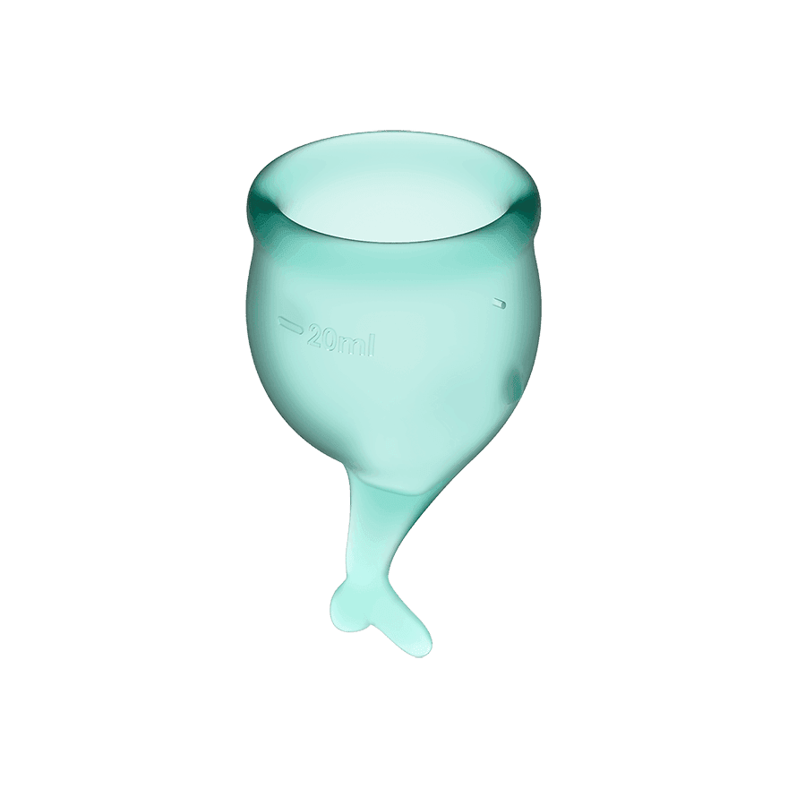 Satisfyer Feel secure Menstrual Cup Green