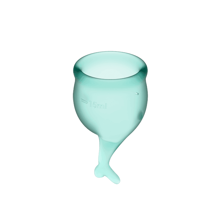 Satisfyer Feel secure Menstrual Cup Green