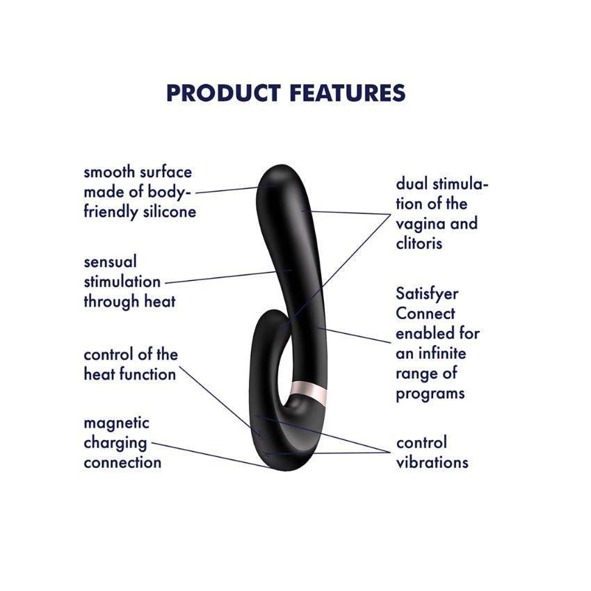 Satisfyer Heat Wave Vibrator Black