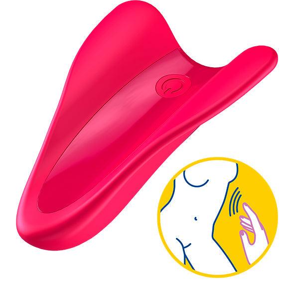 Satisfyer - High Fly Finger Vibrator Fuchsia