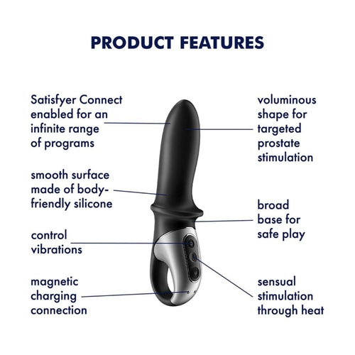 Satisfyer Hot Passion Anal Vibrator Black