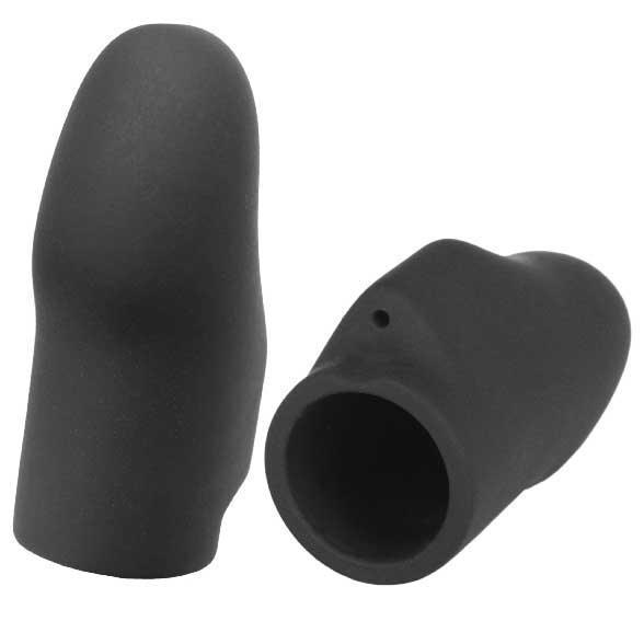 Silicone Noir Explorer Finger Sleeves -NEW