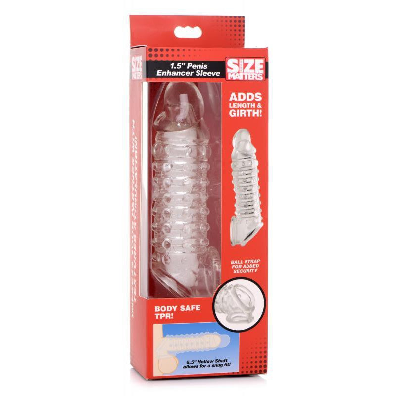 Size Matters - Penis Extension Sleeve - Transparent