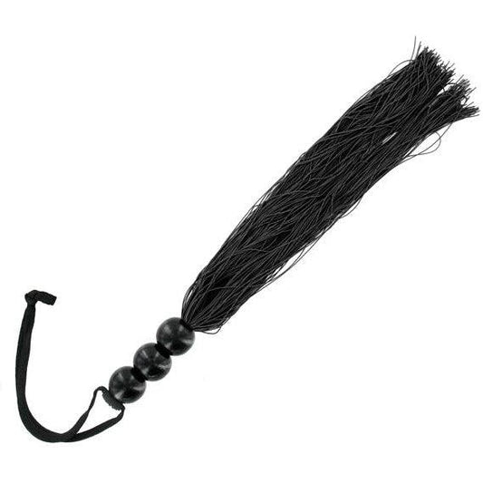 S&M - Medium Rubber Whip Black