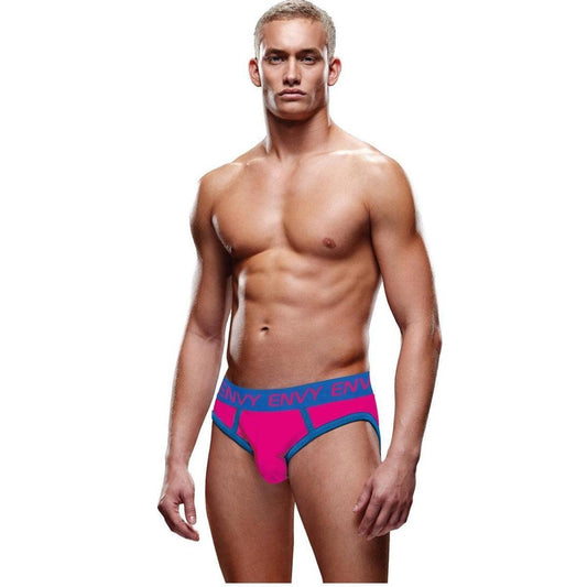 SOLID ENVY JOCK - PINK/BLUE - M/L