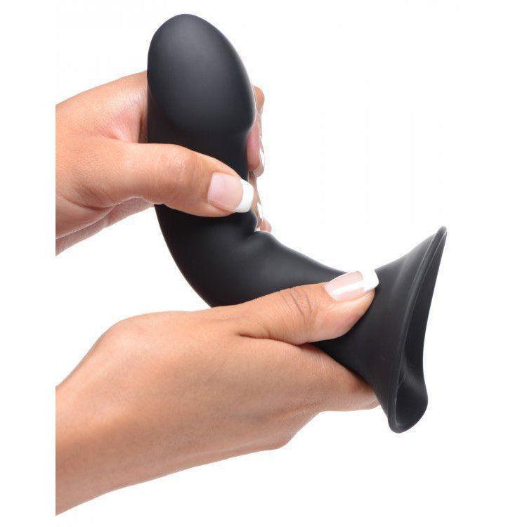 Squeezable Phallic Dildo - Black