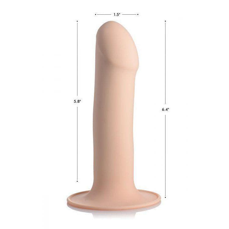 Squeezable Phallic Dildo - Light