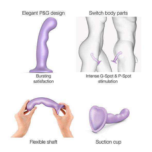 Strap-On-Me - Dildo Plug P&G Metallic Lilac L