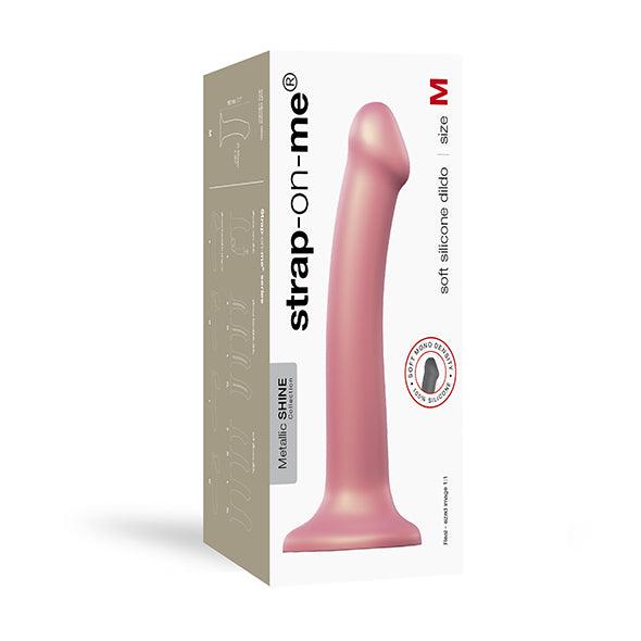 Strap-On-Me - Mono Density Dildo Metallic Shine Old Rose M