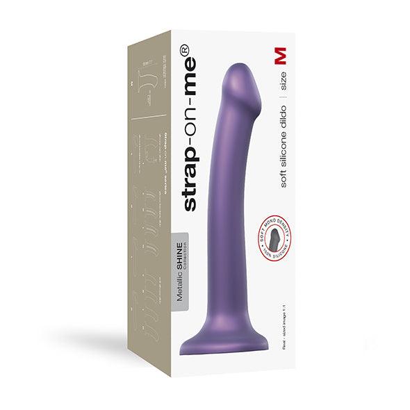 Strap-On-Me - Mono Density Dildo Metallic Shine Purple M