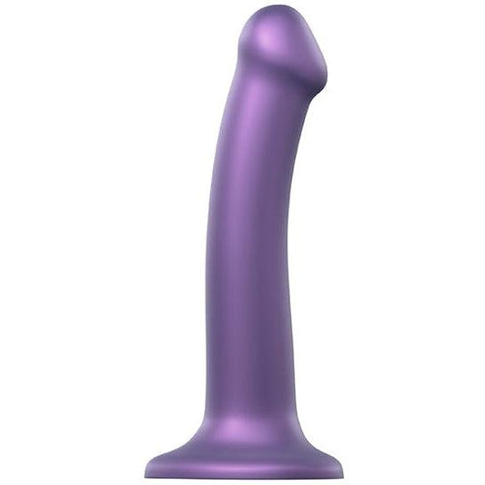 Strap-On-Me - Mono Density Dildo Metallic Shine Purple M