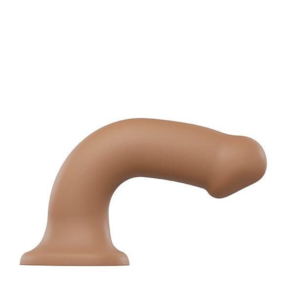 Strap-On-Me - Semi-Realistic Dual Density Bendable Dildo Caramel L