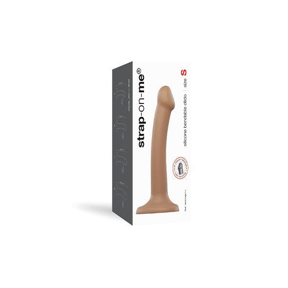 Strap-On-Me - Semi-Realistic Dual Density Bendable Dildo Caramel S