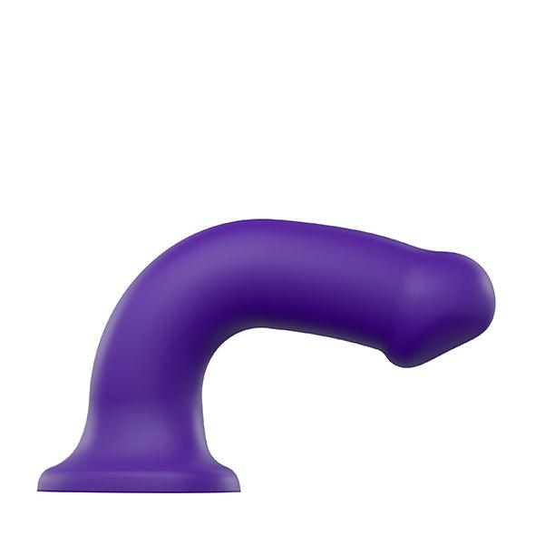 Strap-On-Me - Semi-Realistic Dual Density Bendable Dildo Purple L