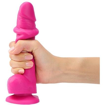 Strap-On-Me - Sliding Skin Realistic Dildo Fuchsia L