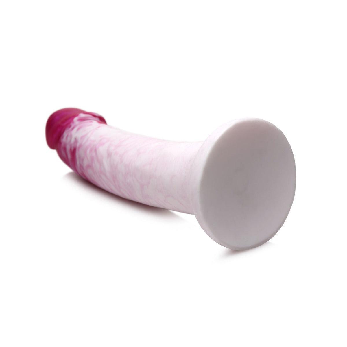 Strap U Real Swirl Realistic Silicone Dildo - Pink