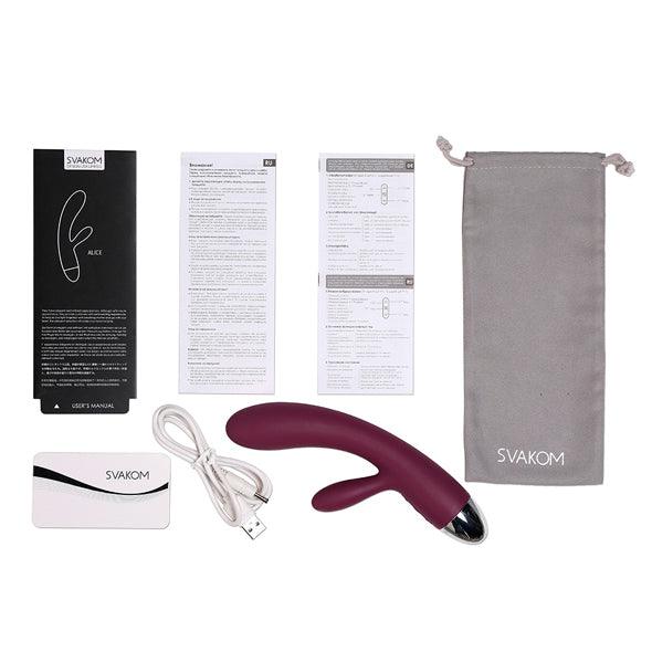 Svakom - Alice Rabbit Vibrator Violet