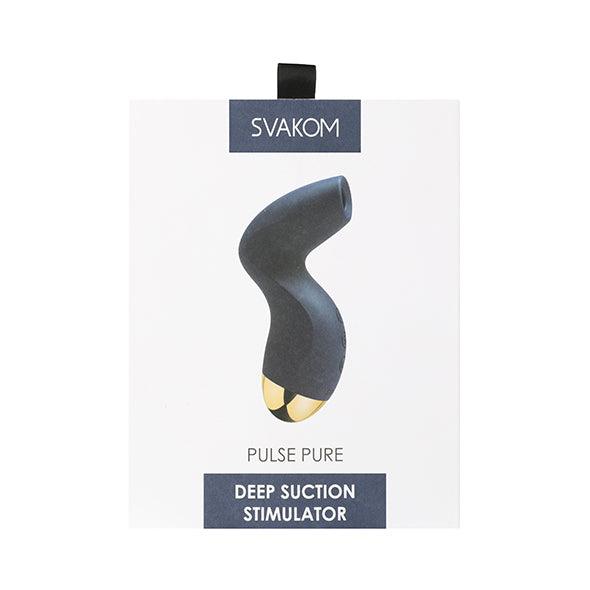 Svakom - Pulse Pure Deep Suction Stimulator Dark Blue