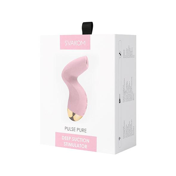 Svakom - Pulse Pure Deep Suction Stimulator Pale Pink